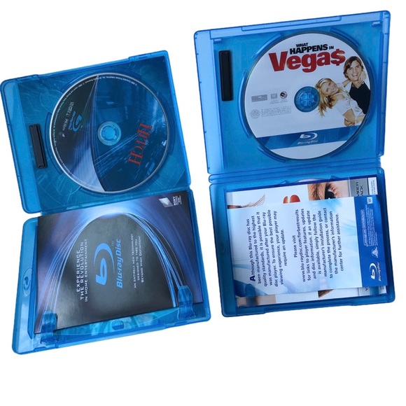 2 Blu-Ray Movies What Happens In Vegas + Hitch Romcom Comedy EUC - Picture 3 of 3
